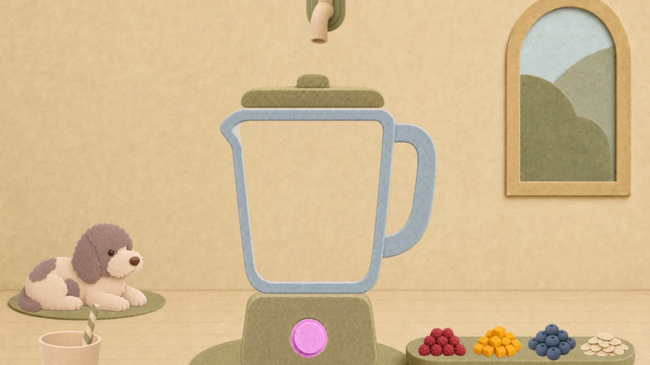 Transparent blender cooking room