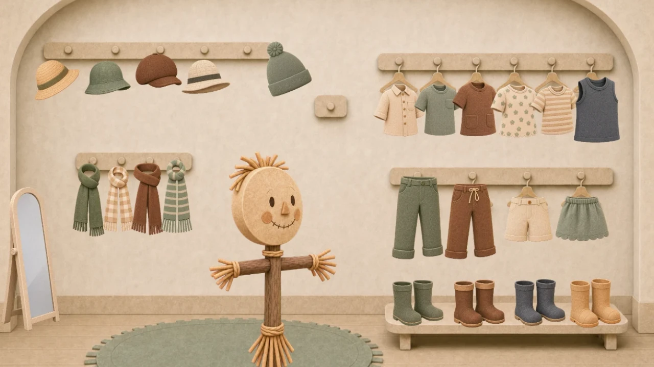 Scarecrow dressing room